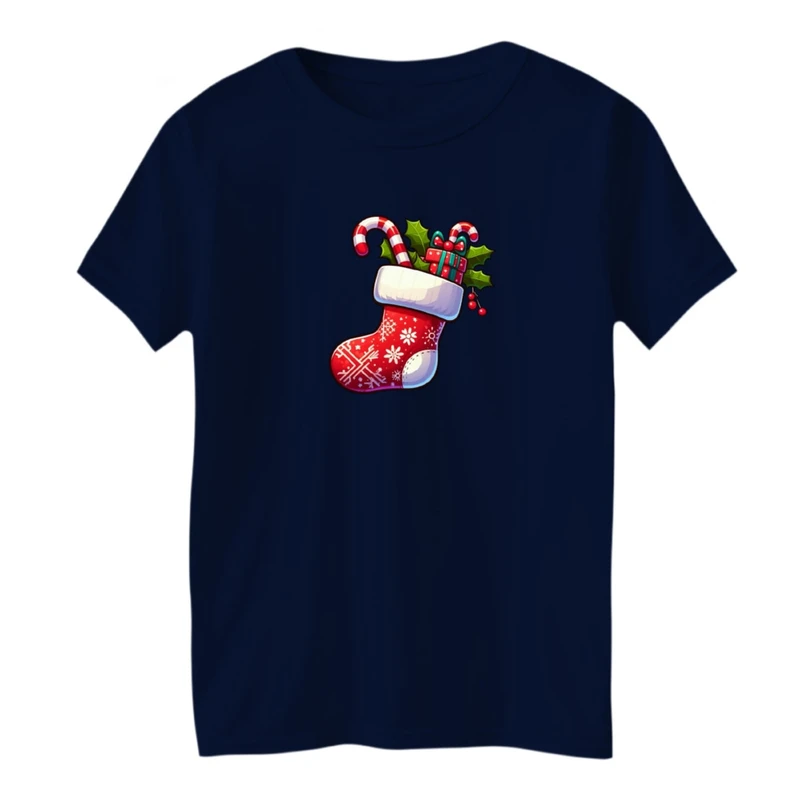 تی شرت آستین کوتاه بچگانه مدل کریسمسی کد 015