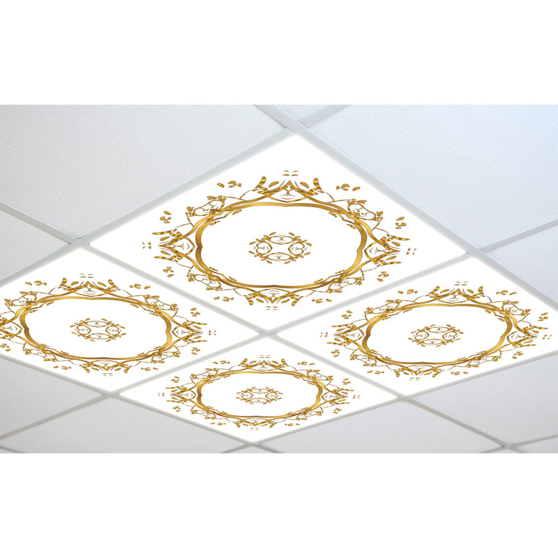 تایل سقفی آسمان مجازی مدل C-11958 سایز 60x60 سانتیمتر بسته 4 عددی