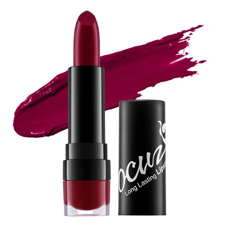 رژ لب جامد مات اوکاز مدل Long Lasting رنگ تمشکی شماره 09