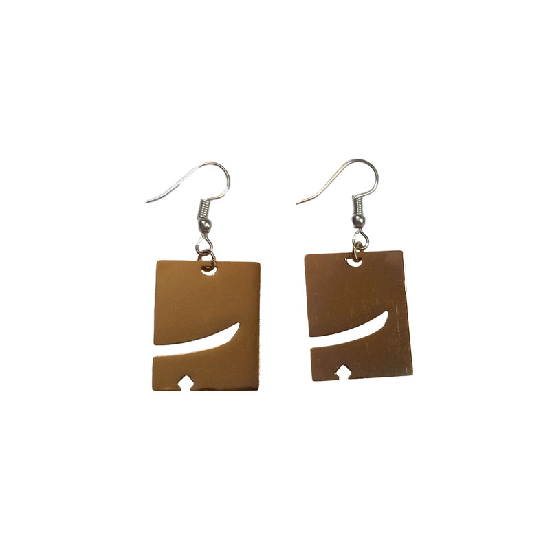 گوشواره دخترانه مدل حرف ب