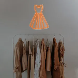 چراغ دیواری نئون دیزاین طرح Women-Clothes_ORG
