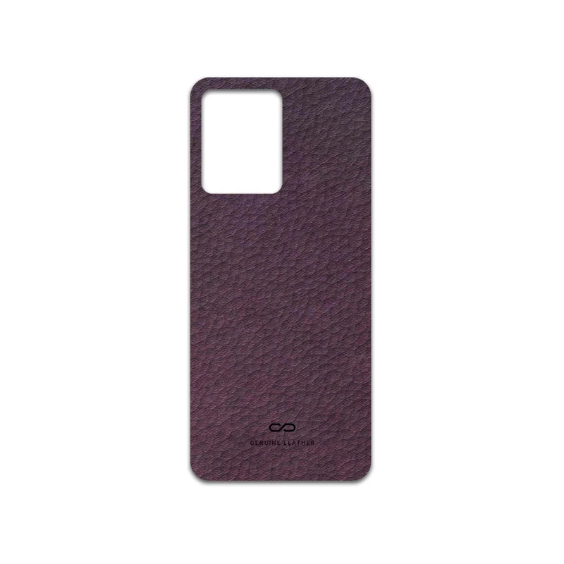 برچسب پوششی ماهوت مدل Purple-Leather مناسب برای گوشی موبایل شیائومی Redmi Note 12 4G