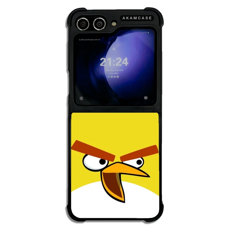 کاور آکام مدل AMCWSGZFLIP5-ANGRY BIRDS7 مناسب برای گوشی موبایل سامسونگ Galaxy Z Flip 5