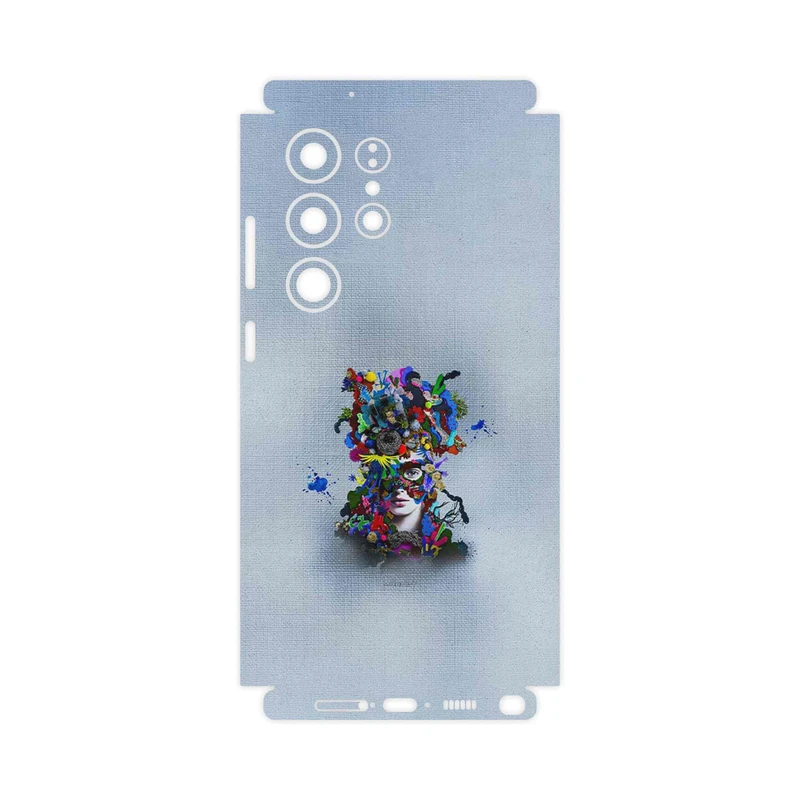 برچسب پوششی ماهوت مدل Collage of surreal Portrait of Women 4-FullSkin مناسب برای گوشی موبایل سامسونگ Galaxy S23 Ultra