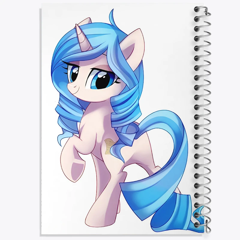 دفتر شطرنجی 50 برگ خندالو طرح اسب تک شاخ کد N3286