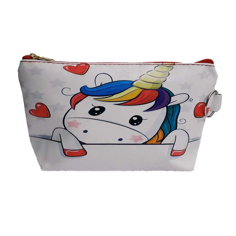 کیف لوازم آرایش زنانه مدل قایقی چاپی کد 5