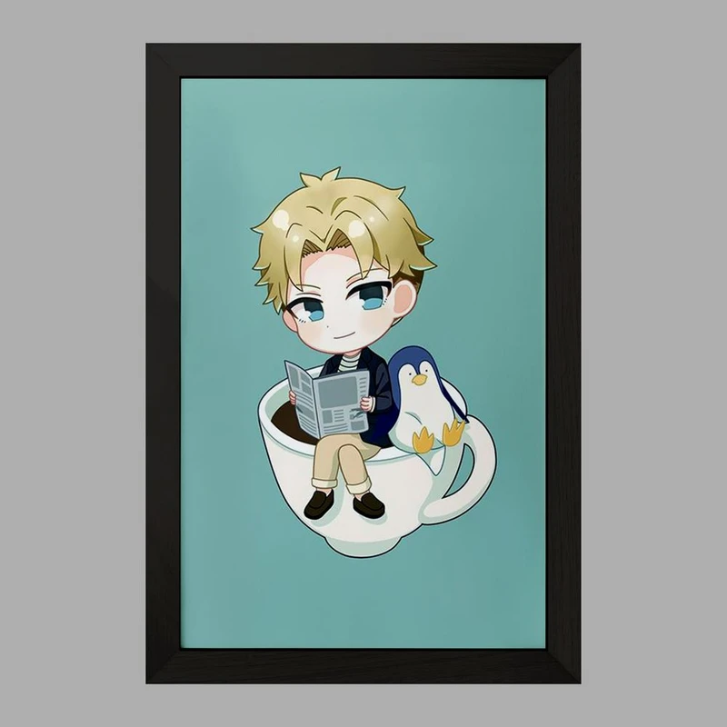 تابلو خندالو مدل لوید فورجر انیمه اسپای ایکس فمیلی Spy x Family  کد 15590