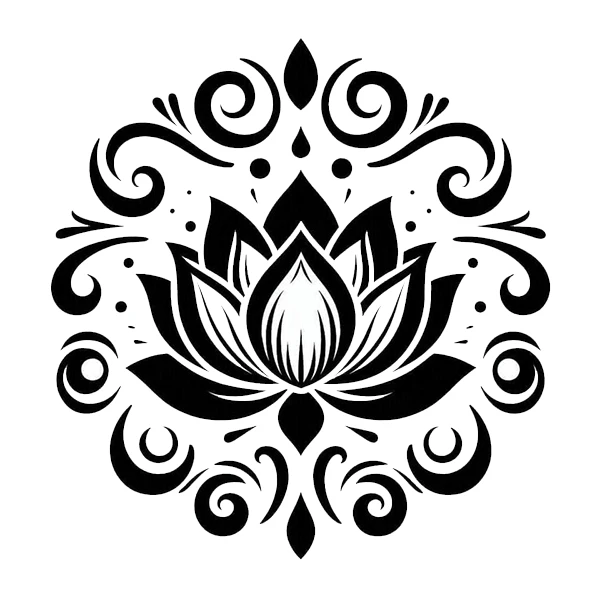 استیکر پارچه و لباس پاد آفرین طرح گل کد 2401