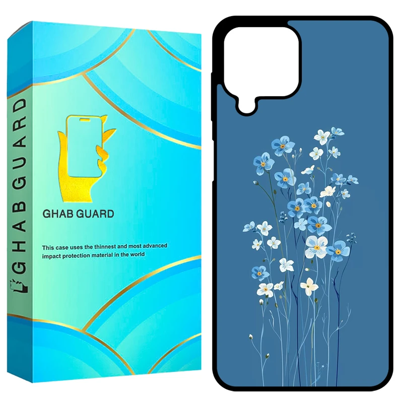 کاور قاب گارد طرح گل مدل GCHPA224 مناسب برای گوشی موبایل سامسونگ Galaxy A22 4G / M22 4G / M32 4G 