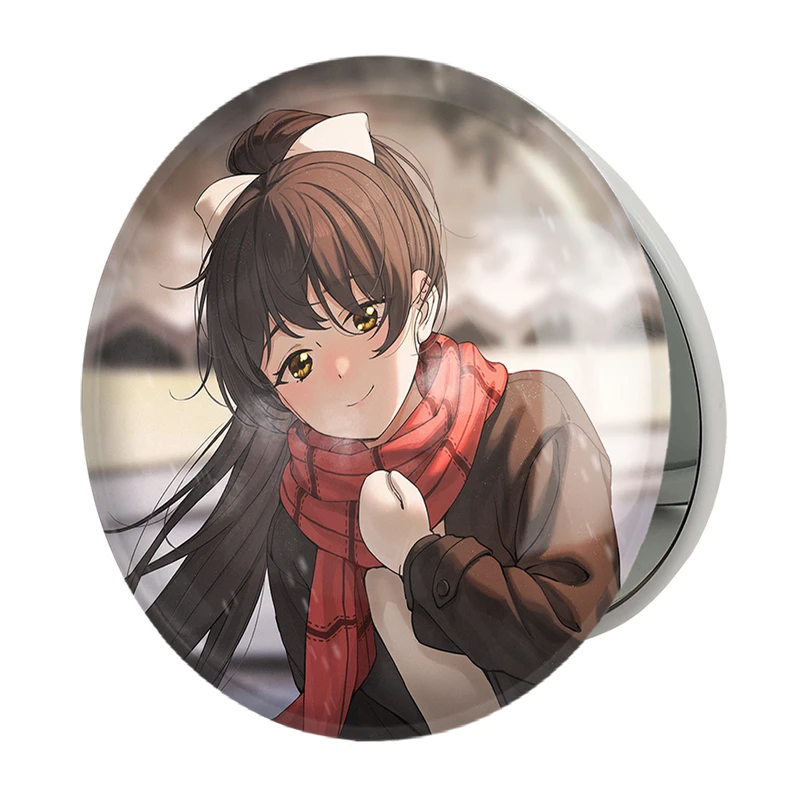 آینه جیبی خندالو طرح رن انیمه مادوکا مجیکا Madoka Magica مدل تاشو کد 18419 