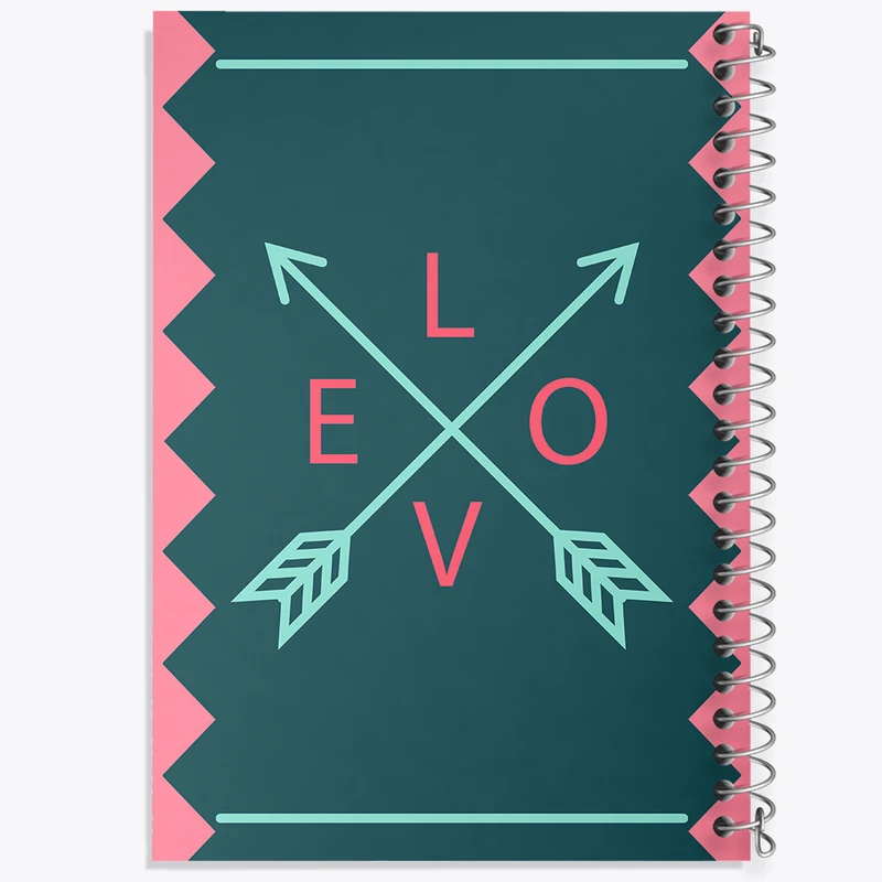 دفتر لیست خرید 50 برگ خندالو طرح Love کد N124