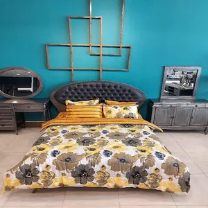 سرویس روتختی طرح آفتاب گردون دونفره 6 تکه