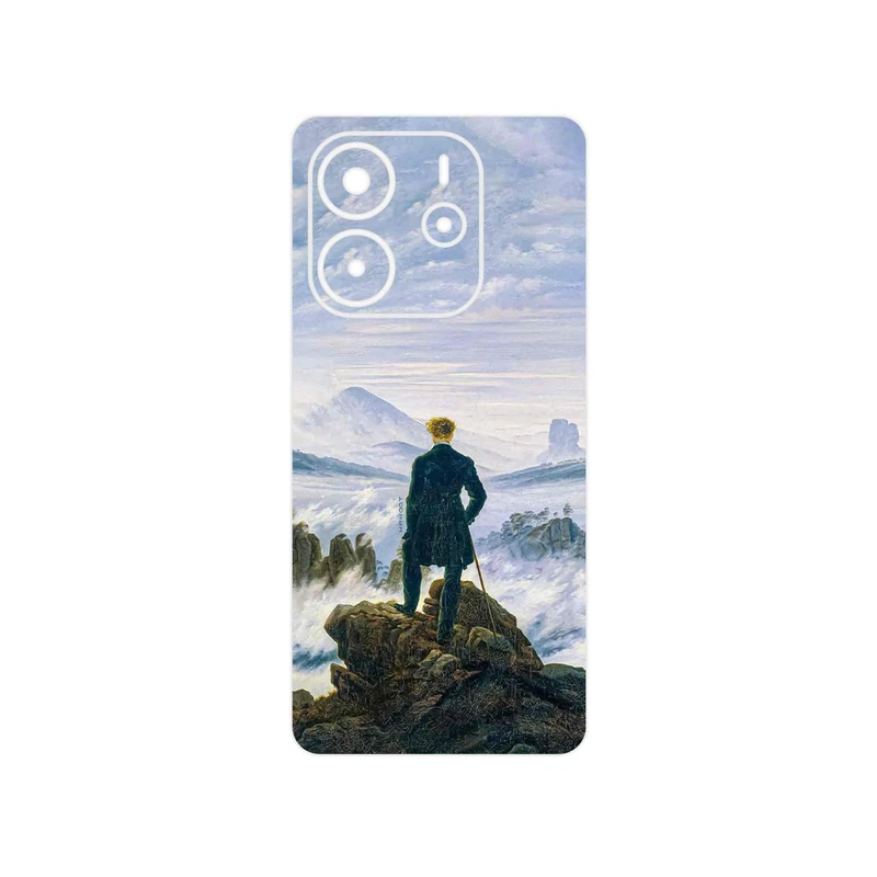برچسب پوششی ماهوت مدل Wanderer above the Sea of Fog مناسب برای گوشی موبایل شیائومی Redmi Note 14 4G