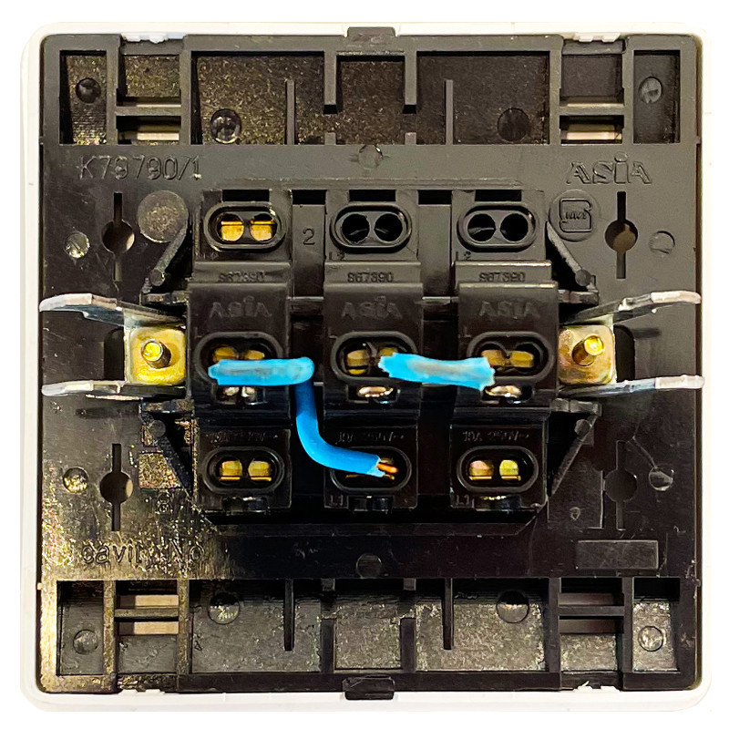 کلید کولر صنایع آسیا الکتریک مدل کریستال BLK-GLD