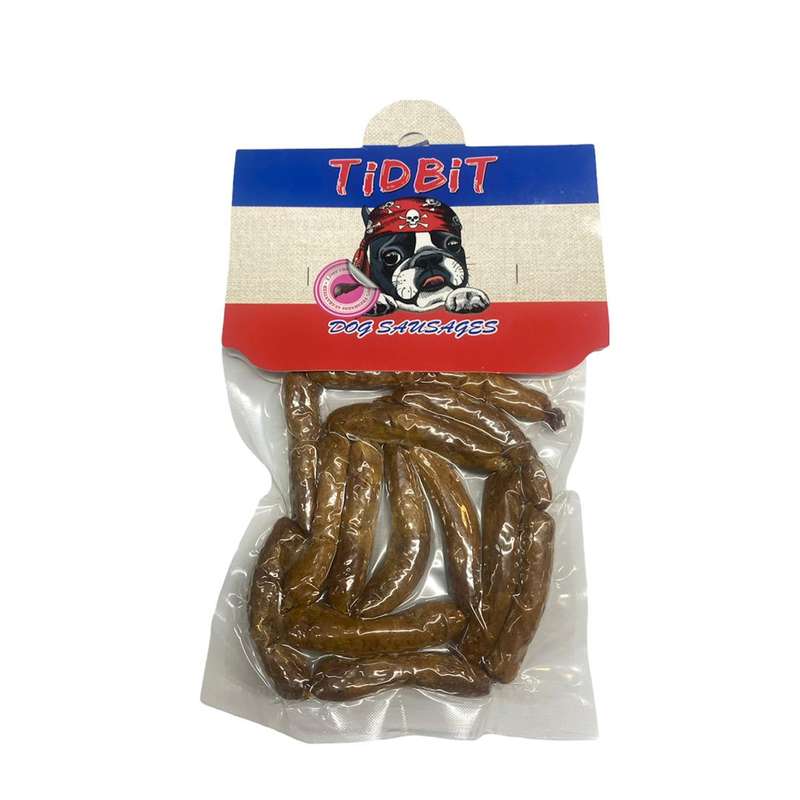 سوسیس سگ تیدبیت مدل جگر وزن 100 گرم