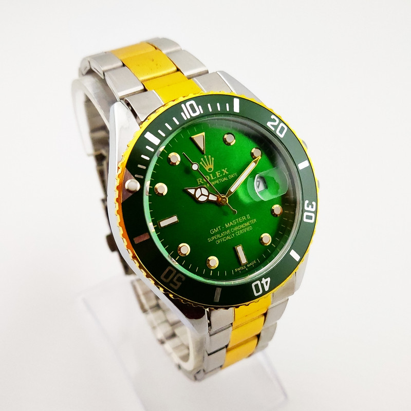 ساعت مچی عقربه‌ای مردانه مدل سابمارینر دیت جاست تقویمدار کد RLX-BL