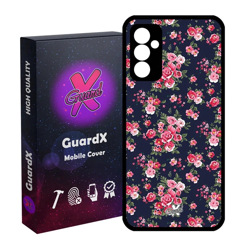 کاور گارد ایکس طرح Flower مدل Glass10130 مناسب برای گوشی موبایل سامسونگ Galaxy A54 / A54 5G