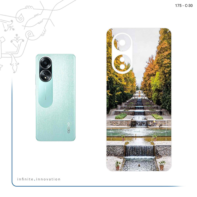 برچسب پوششی ماهوت مدل SHAHZADEH_Garden مناسب برای گوشی موبایل اپو A58 4G