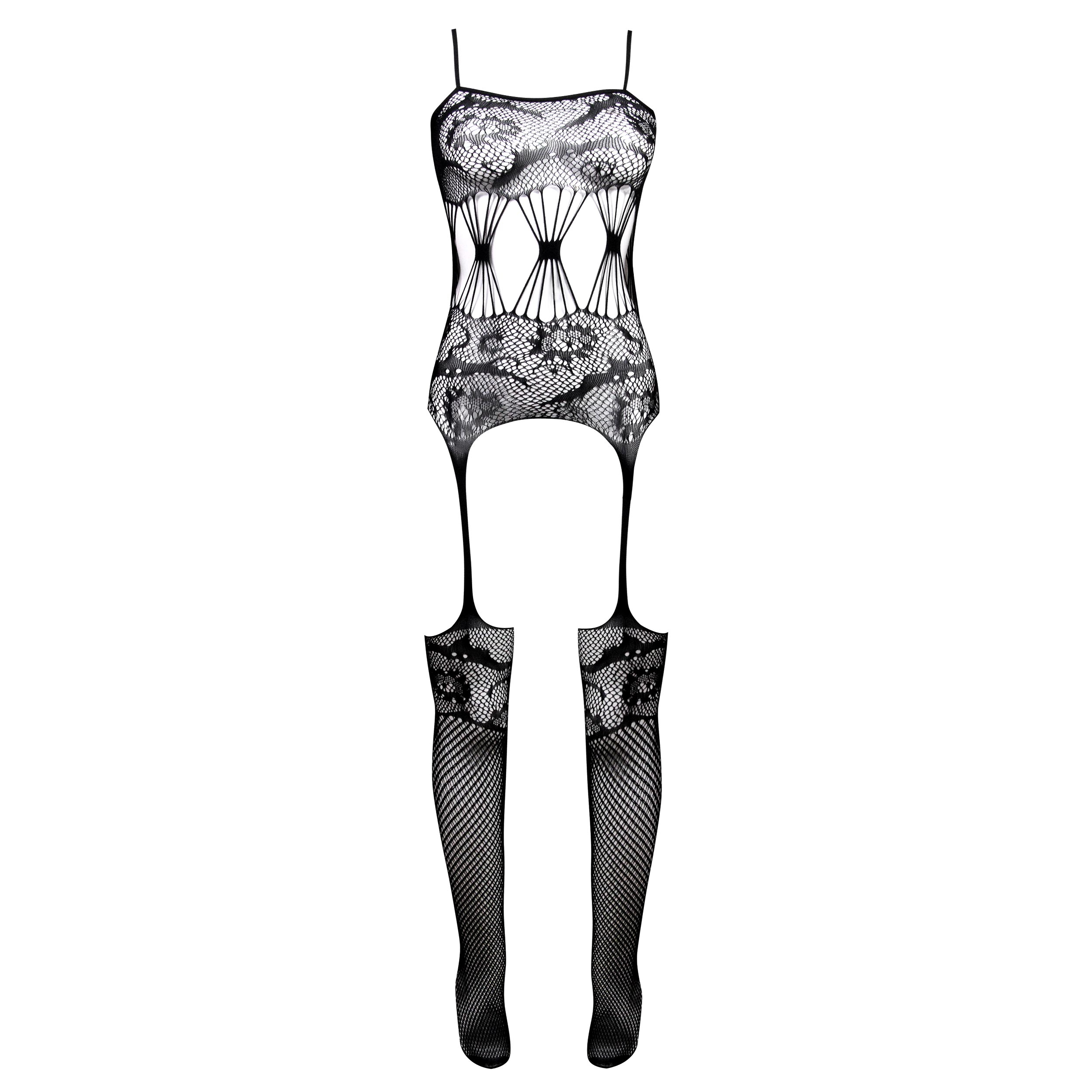 لباس خواب زنانه ماییلدا مدل فانتزی کد 4622-5002 رنگ مشکی