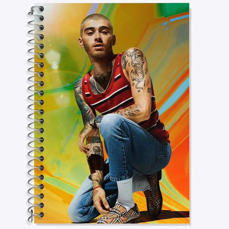 دفتر لغت 50 برگ خندالو مدل زین مالیک گروه موسیقی وان دایرکشن One Direction کد 18903