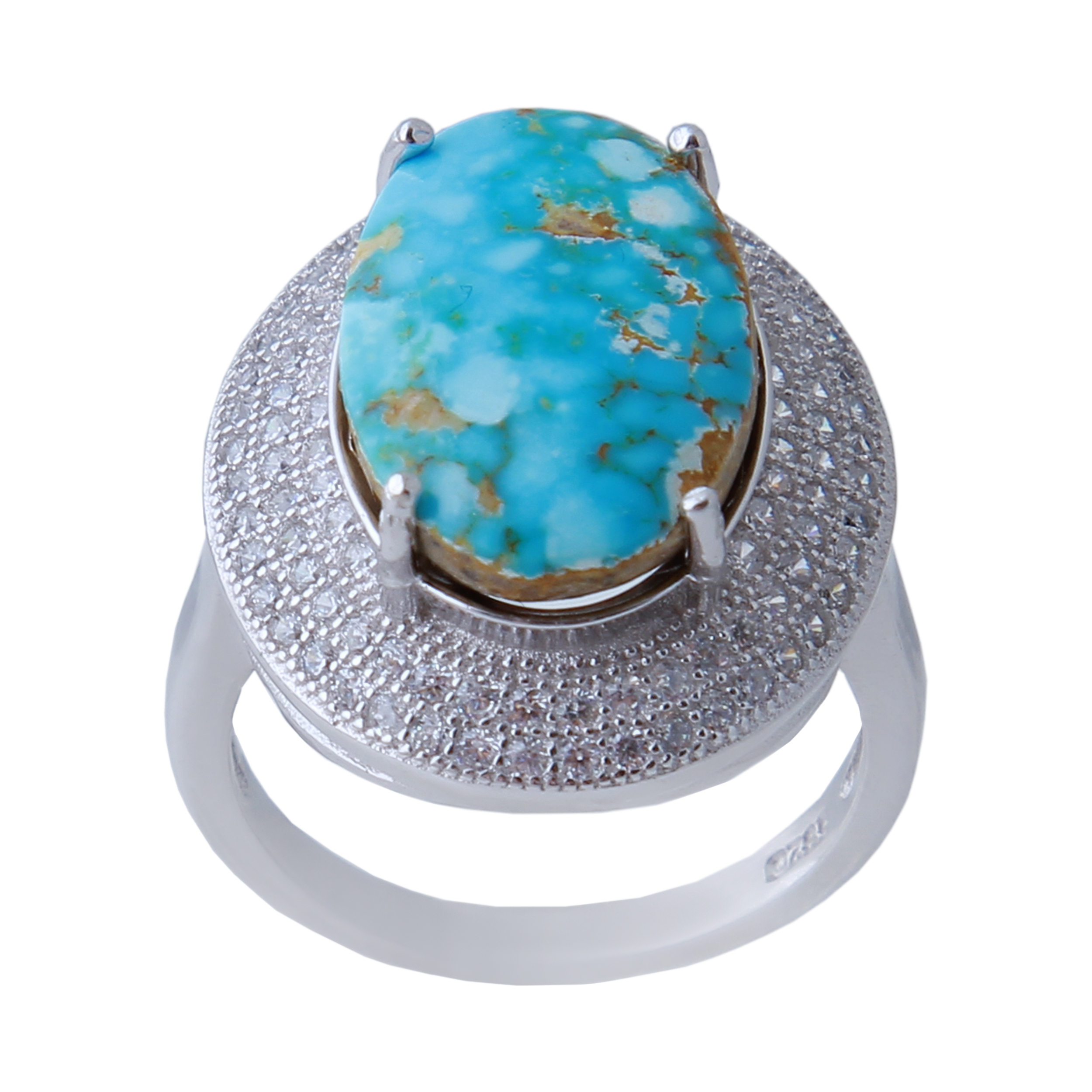 انگشتر نقره زنانه مدل  AWR-588