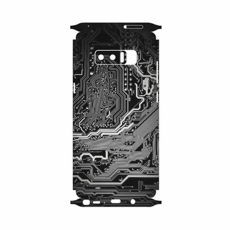 برچسب پوششی ماهوت مدل Black Printed Circuit Board-FullSkin مناسب برای گوشی موبایل سامسونگ Galaxy Note 8