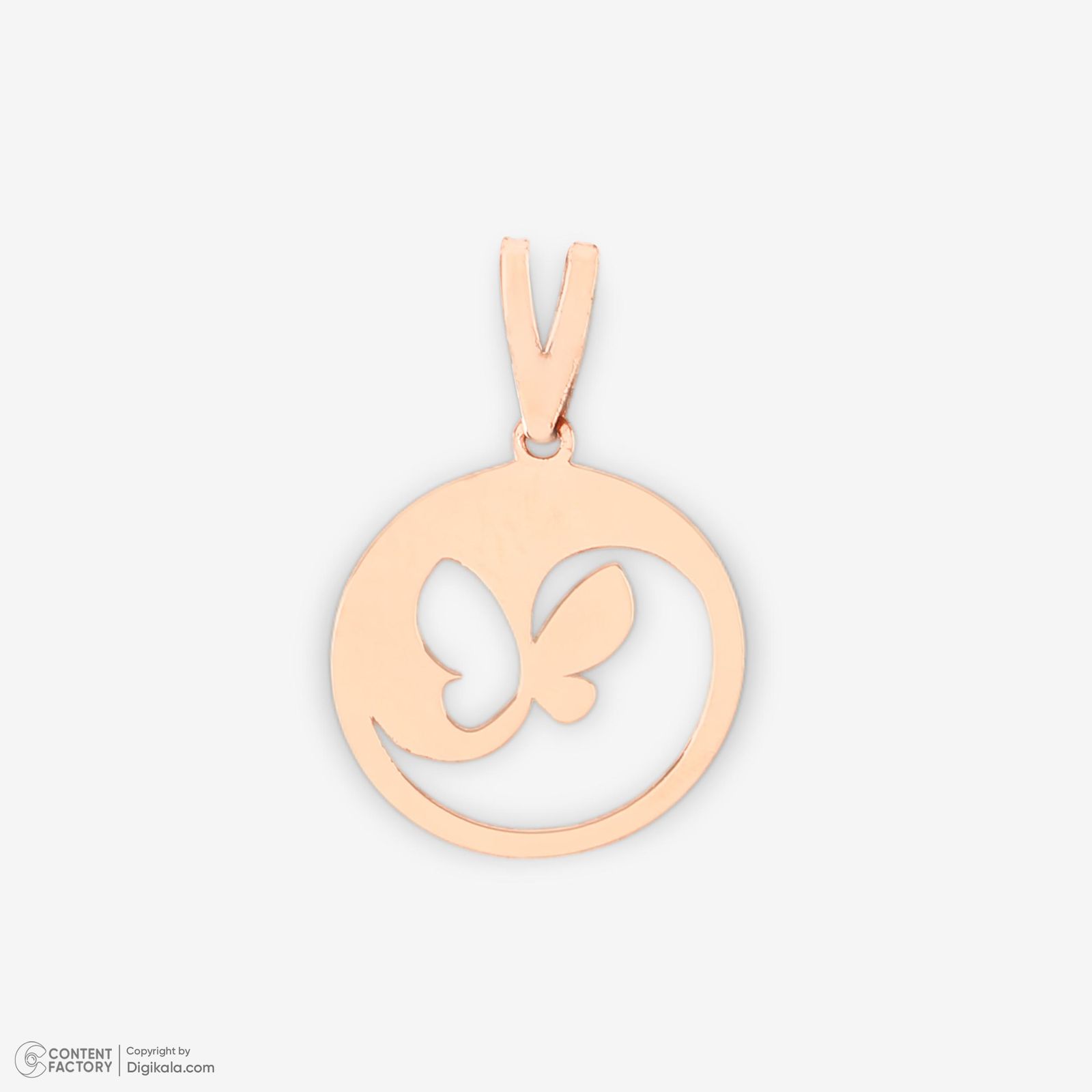 نیم ست طلا 18 عیار زنانه حافا گلد مدل پروانه کد nim22 -  - 11