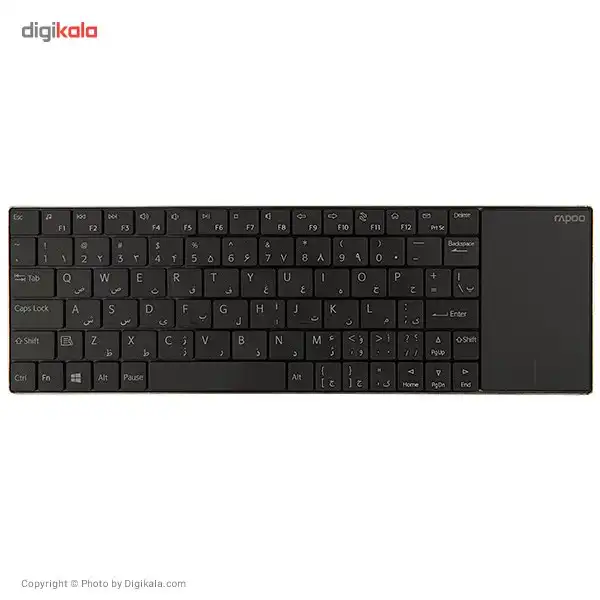 کیبورد بی‌سیم رپو مدل E2710 با حروف فارسی