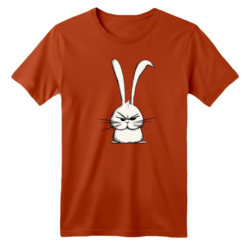 تی شرت آستین کوتاه بچگانه مدل خرگوش عصبانی