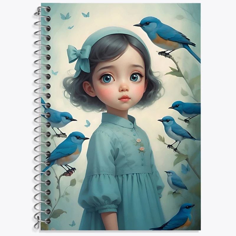 دفتر نت موسیقی 50 برگ خندالو طرح دخترانه کیوت کد N4599