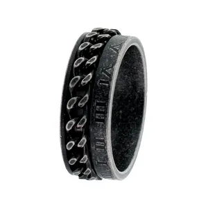 انگشتر مردانه برانت مدل اسپینردار