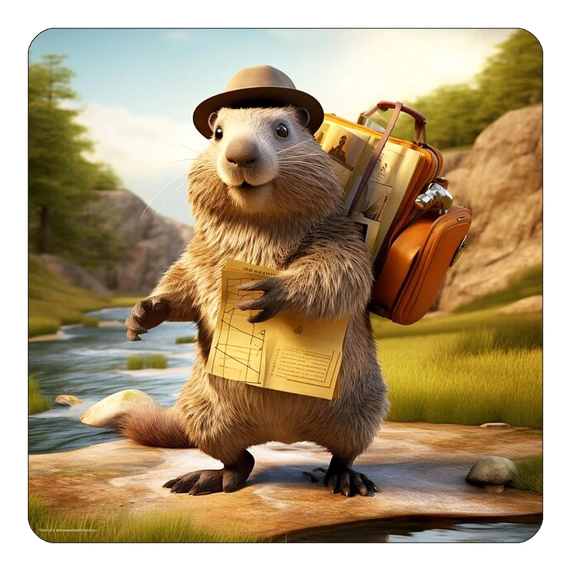 مگنت کاکتی طرح حیوانات کارتونی مدل mp27385