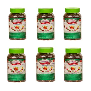 دمنوش میوه ای با طعم هل و گل قوطی  چای بهشت- 170 گرم مجموعه 6 عددی