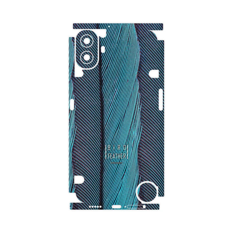 برچسب پوششی ماهوت مدل Turquoise feathers-FullSkin مناسب برای گوشی موبایل ناتینگ CMF Phone 1