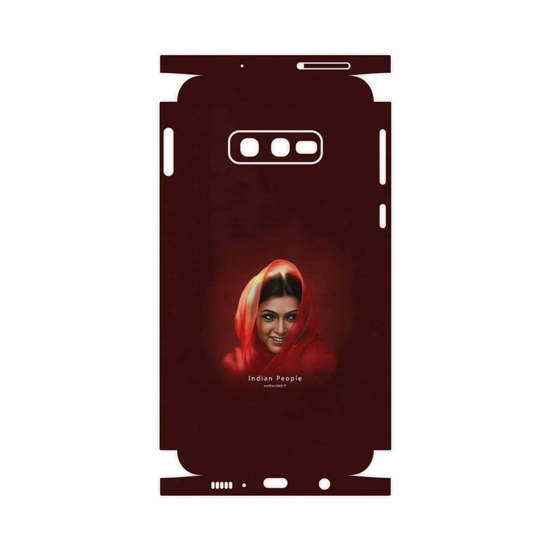 برچسب پوششی ماهوت مدل Portrait of an Indian Woman-FullSkin مناسب برای گوشی موبایل سامسونگ Galaxy S10e