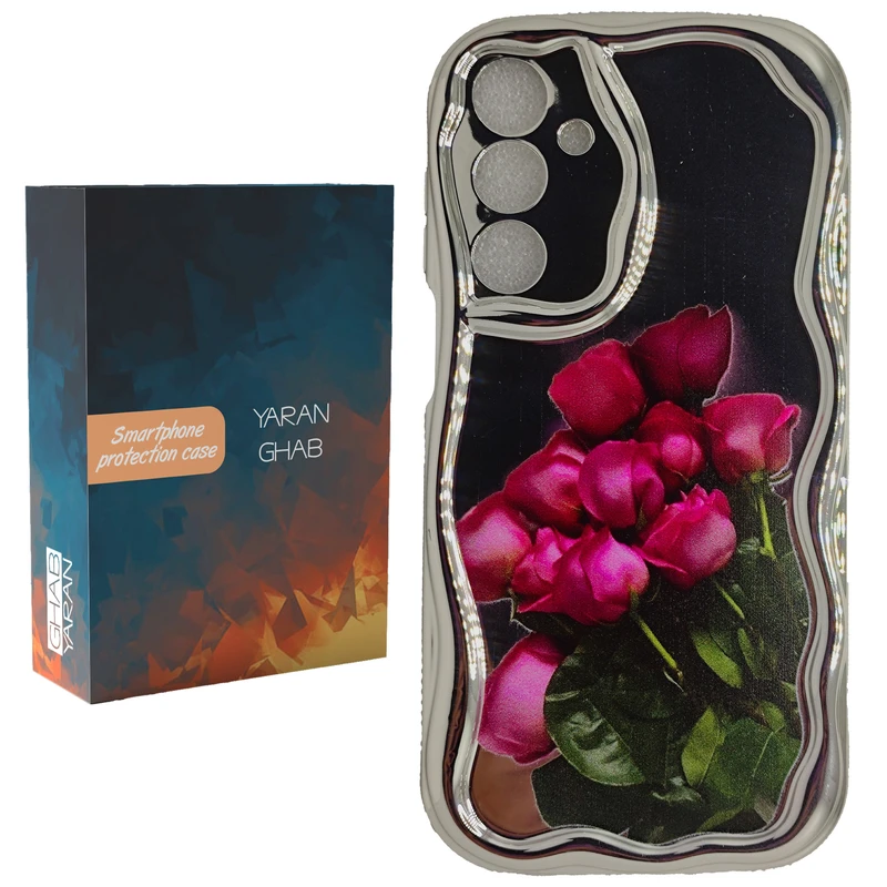 کاور یاران قاب مدل Rose مناسب برای گوشی موبایل سامسونگ Galaxy A16 4G / A16 5G