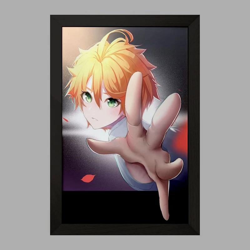 تابلو خندالو مدل اما انیمه ناکجاآباد موعود  کد 12724