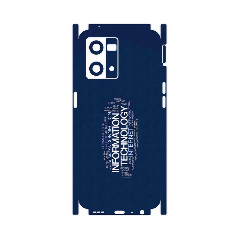 برچسب پوششی ماهوت مدل IT Science-FullSkin مناسب برای گوشی موبایل اپو Reno 8 4G