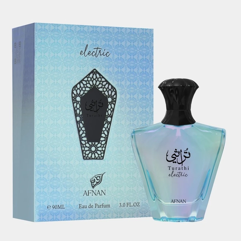 ادوپرفیوم افنان مدل تراثی الکتریک با رایحه خنک حجم 90 میلی‌لیتر