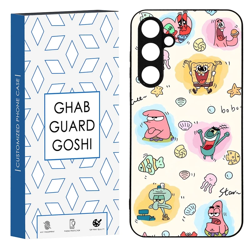 کاور قاب گارد گوشی طرح باب و پاتریک کد TPU-198 مناسب برای گوشی موبایل سامسونگ Galaxy S23 fe
