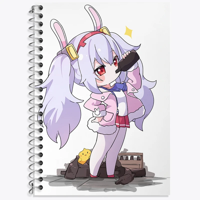 دفتر لغت 50 برگ خندالو طرح بازی آزور لین (Azur Lane) کد 34246