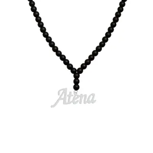 گردنبند هایکا طرح اسم آتنا Atena مدل s.ha1-317