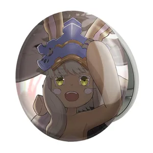 آینه جیبی خندالو طرح ناناچی انیمه ساخته شده در پرتگاه Made in Abyss مدل تاشو کد 22131 