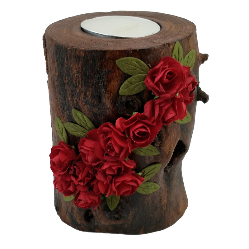 جا شمعی چوبی کد 102