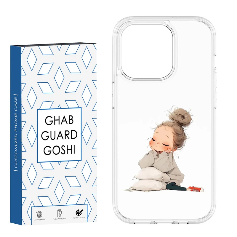 کاور قاب گارد گوشی طرح دختر ملوس کد CL-05 مناسب برای گوشی موبایل اپل IPHONE 15 PRO 