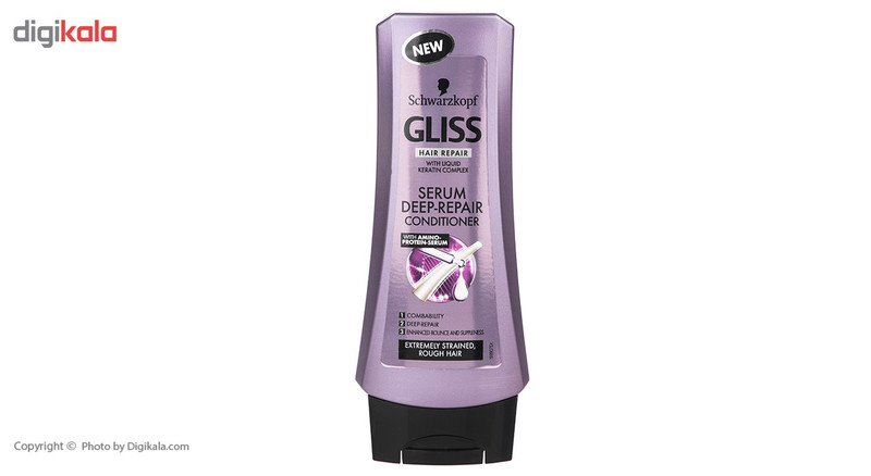 نرم کننده مو گلیس مدل Deep Repair حجم 200 میلی لیتر