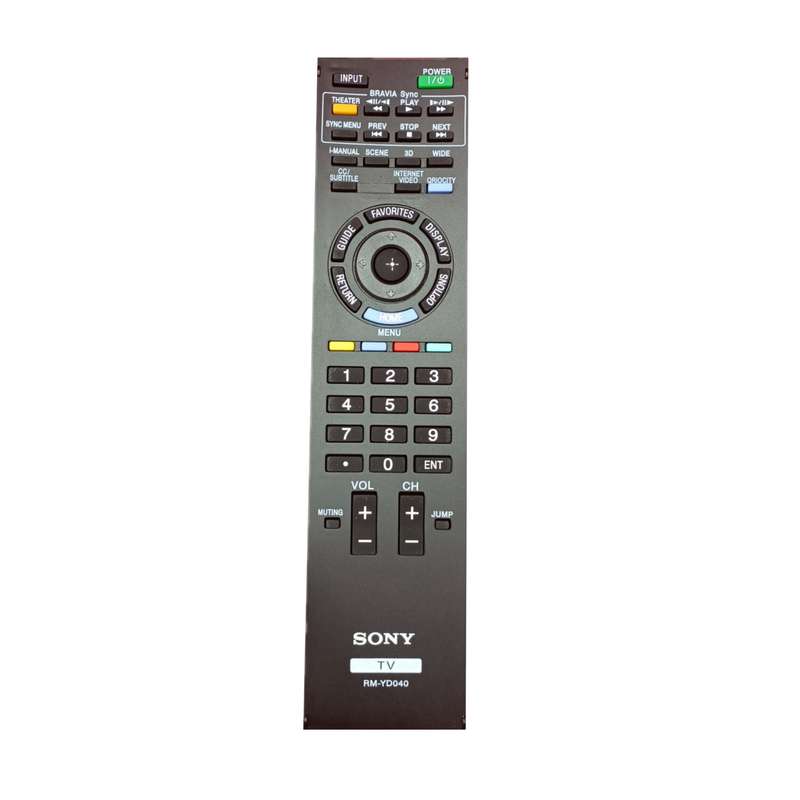 ریموت کنترل تلویزیون سونی مدل RM-YD040 به همراه باتری ریموت کنترل تلویزیون سونی مدل RM-YD040 به همراه باتری