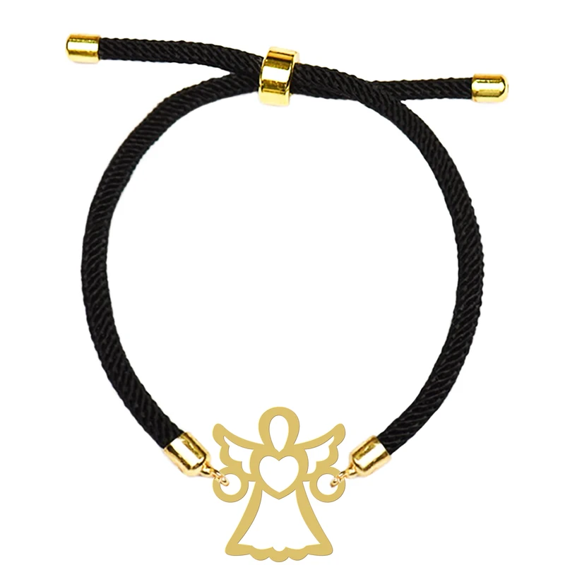 دستبند زنانه هایکا مدل فرشته و قلب کد d.ha339