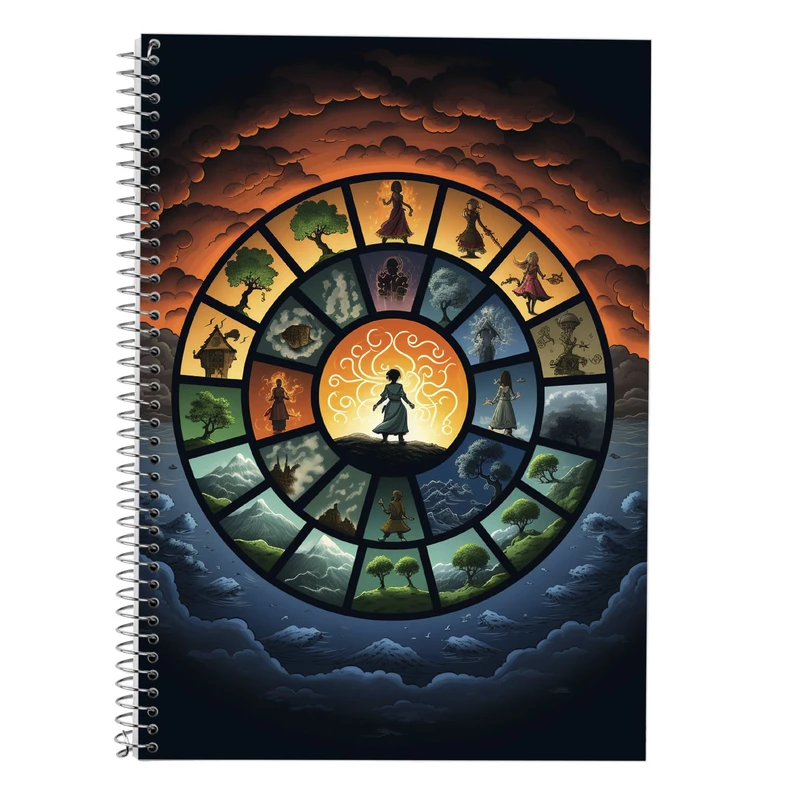 دفتر زبان 50 برگ مدوپد مدل Naroto کد DF11347