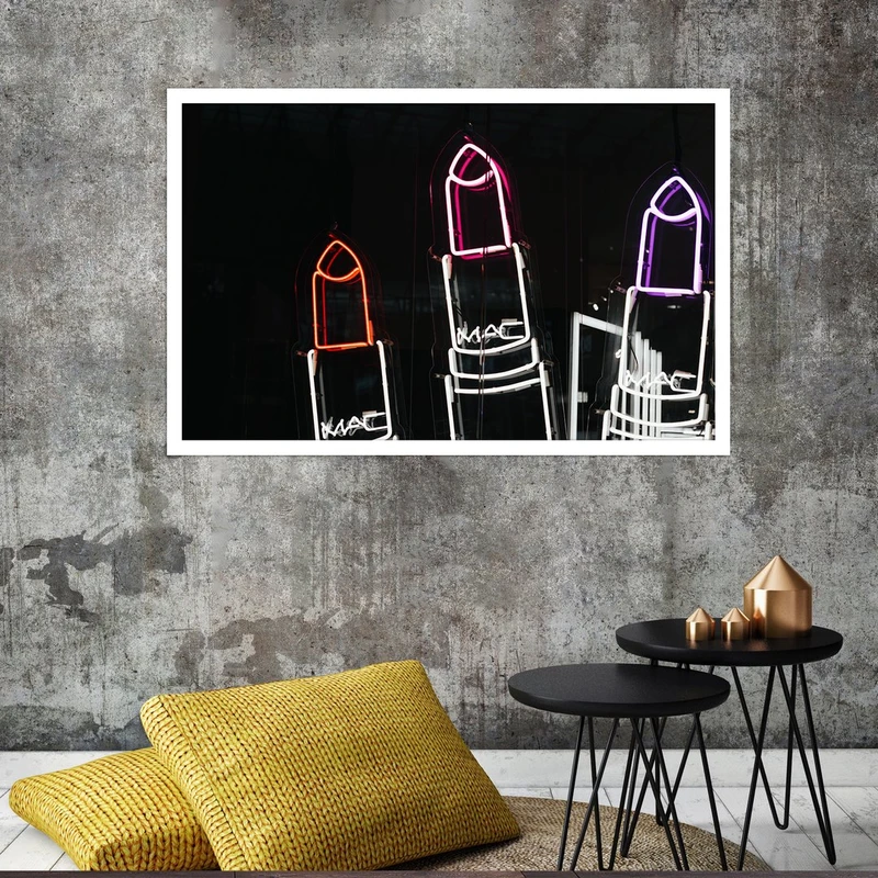 تابلو بکلیت طرح گرافیکی رژلب مدل W-S3890